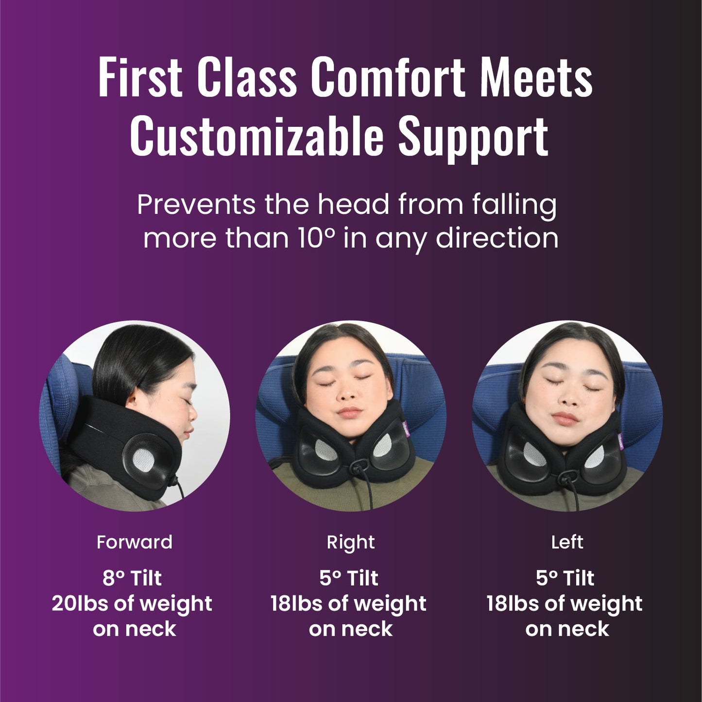 Cabeau Evolution X — Almohada de viaje ajustable