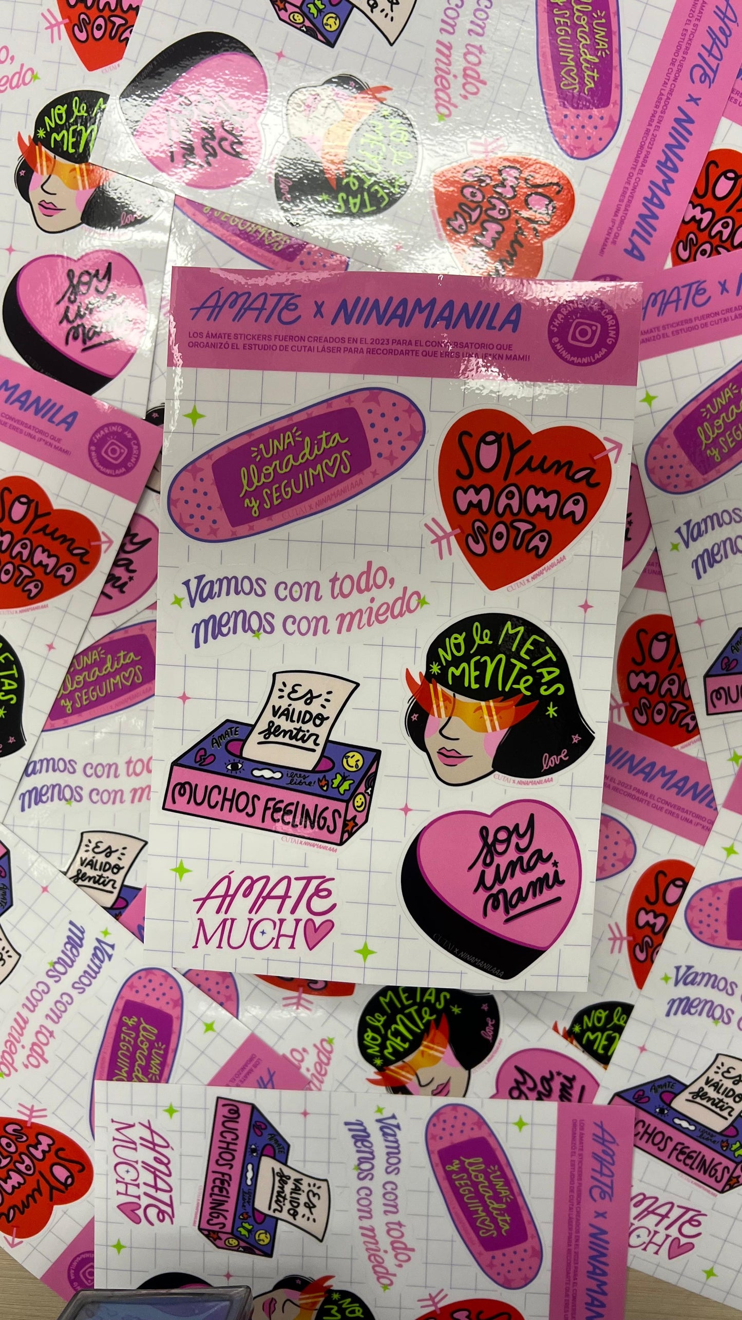 Ámate (Hoja de Stickers)