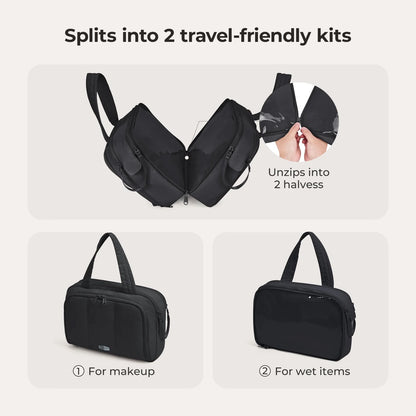 Crush Hanging Toiletry Bag Bagsmart color Black – foto 6 | Buenas Gracias Panamá
