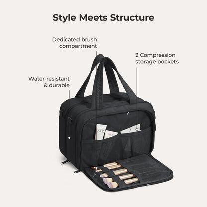 Crush Hanging Toiletry Bag Bagsmart color Black – foto 4 | Buenas Gracias Panamá