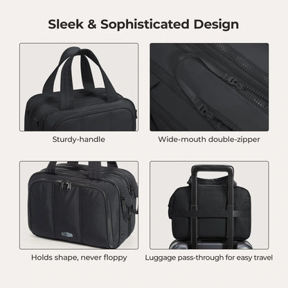 Crush Hanging Toiletry Bag Bagsmart color Black – foto 7 | Buenas Gracias Panamá