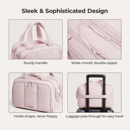 Crush Hanging Toiletry Bag Bagsmart color Pink – foto 7 | Buenas Gracias Panamá