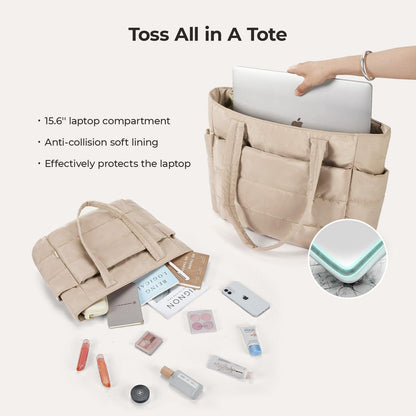 The Bubble 20L Puffy 15.6" Laptop Work Tote