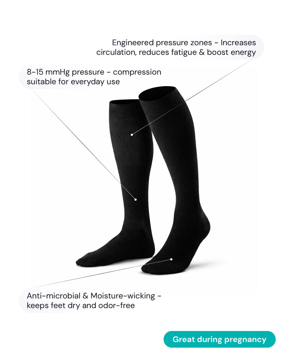 Cabeau Bamboo Compression Socks