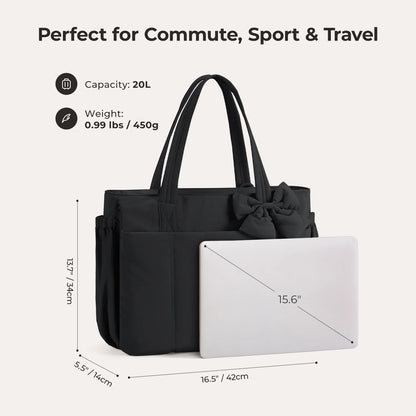 Crush 23L Laptop Tote Bagsmart color Black – foto 5 | Buenas Gracias Panamá