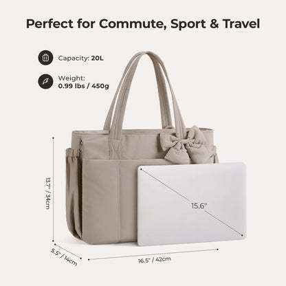Crush 23L Laptop Tote Bagsmart color Camel – foto 4 | Buenas Gracias Panamá
