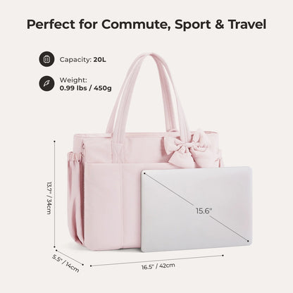 Crush 23L Laptop Tote Bagsmart color Pink – foto 6 | Buenas Gracias Panamá