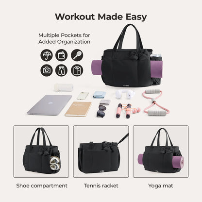 Crush 23L Laptop Tote Bagsmart color Black – foto 2 | Buenas Gracias Panamá