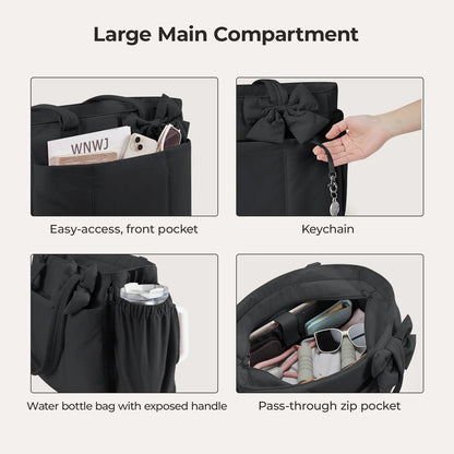 Crush 23L Laptop Tote Bagsmart color Black – foto 4 | Buenas Gracias Panamá