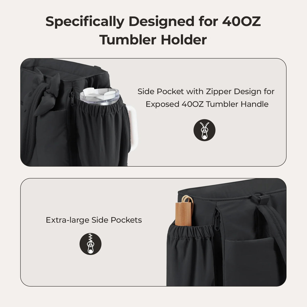 Crush 23L Laptop Tote Bagsmart color Black – foto 7 | Buenas Gracias Panamá